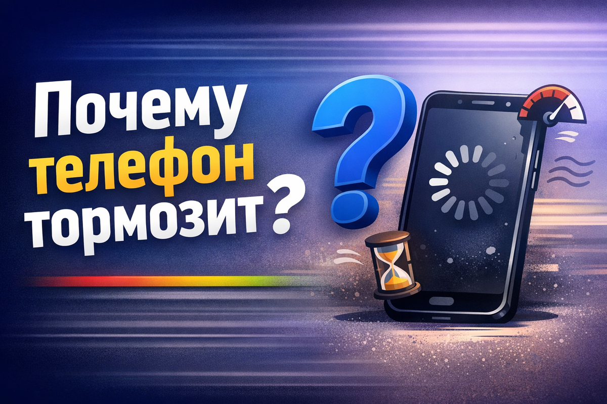 Со временем даже быстрый телефон может начать работать заметно медленнее