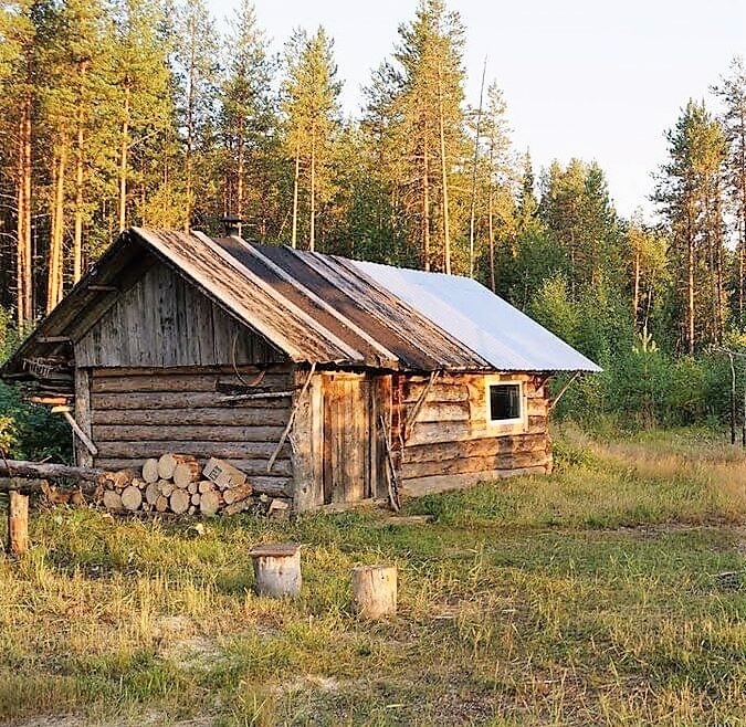 1. Зимовьё в тайге