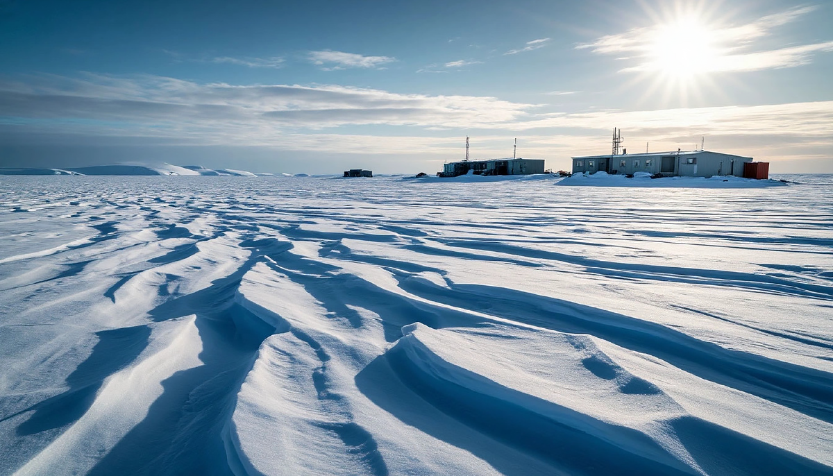 Японские полярники обнаружили загадочные артефакты.