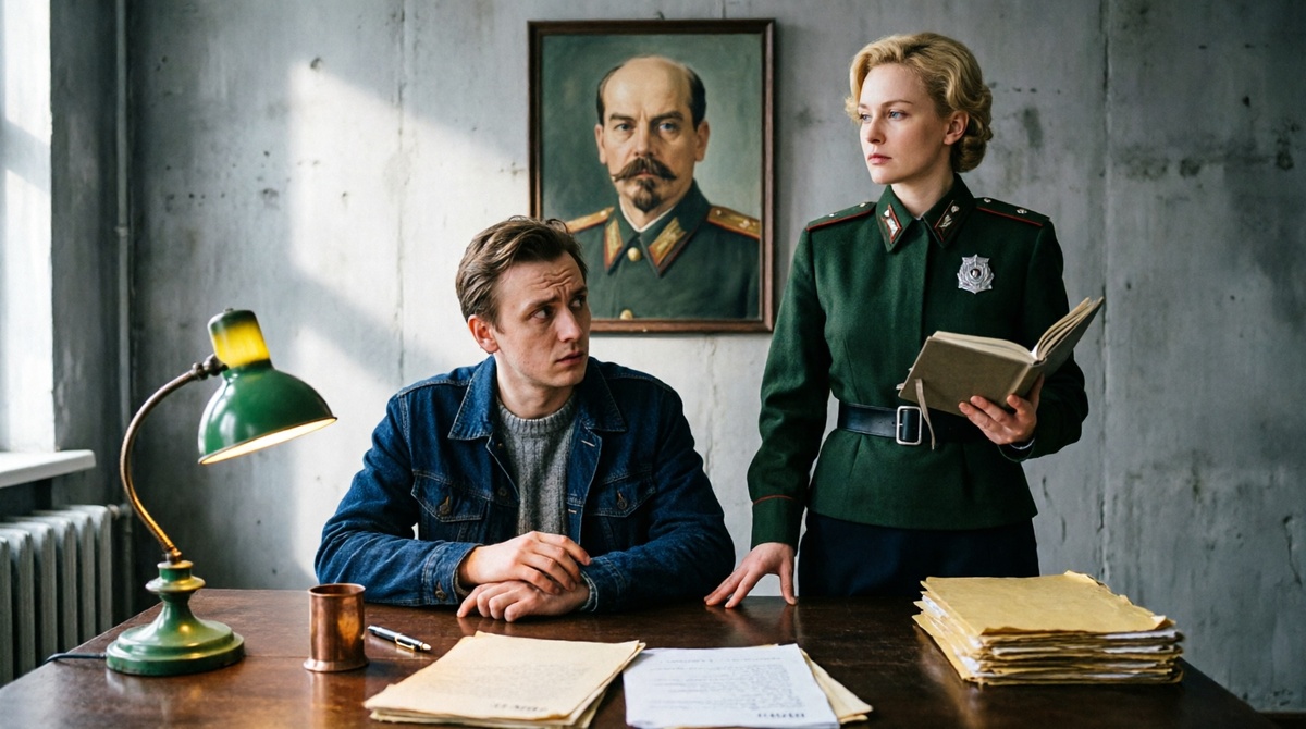 Герой пытается перейти улицу Красную в Краснодаре, но на «зебре» стоит наглый водитель. Скандал, взаимные оскорбления, безразличный гаишник — всё идет наперекосяк. В сердцах он лезет в открытый вагон, чтобы сократить путь, но вагон неожиданно трогается. Героя арестовывает майор, и начинается долгая череда допросов. Однако последними дознавателями оказываются две красавицы, одна из которых — инспектор Юлия. Искромётный юмор, неожиданный поцелуй и… вместо уголовного дела — счастливый брак, трое сыновей и дочка. История о том, как одно дурацкое происшествие может привести к настоящей любви.