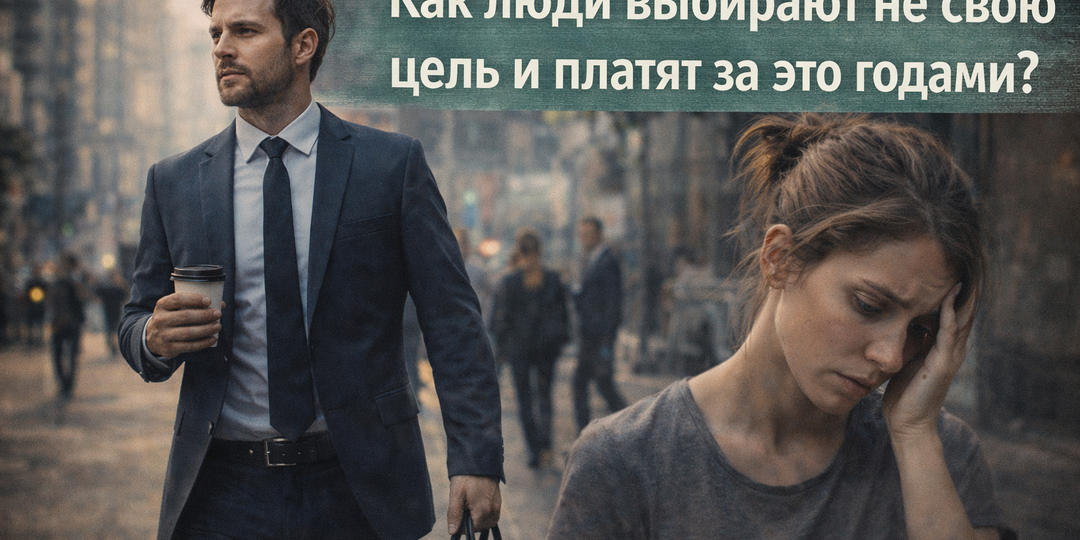 Как люди выбирают не свою цель и платят за это годами?
