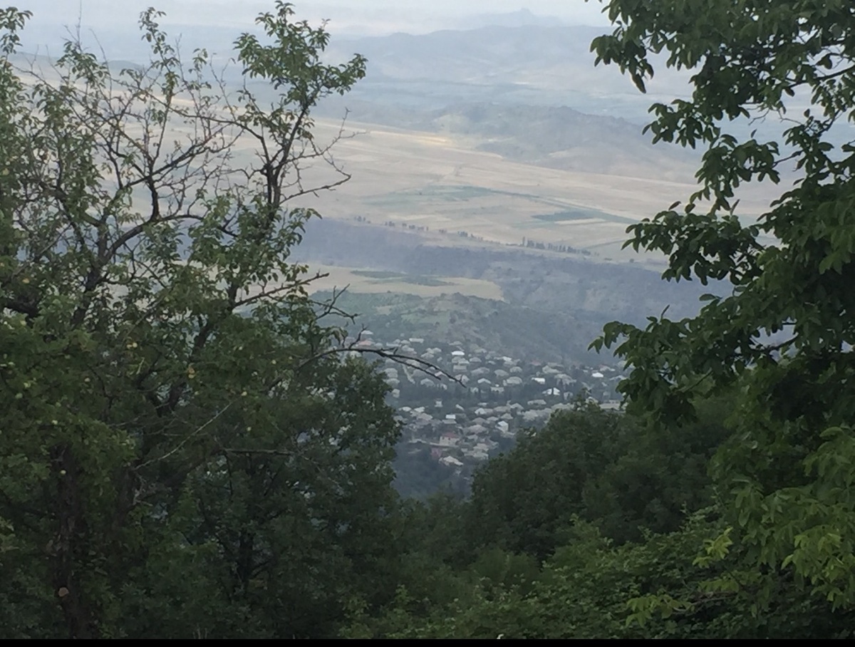 Село Арчис среди лесов 