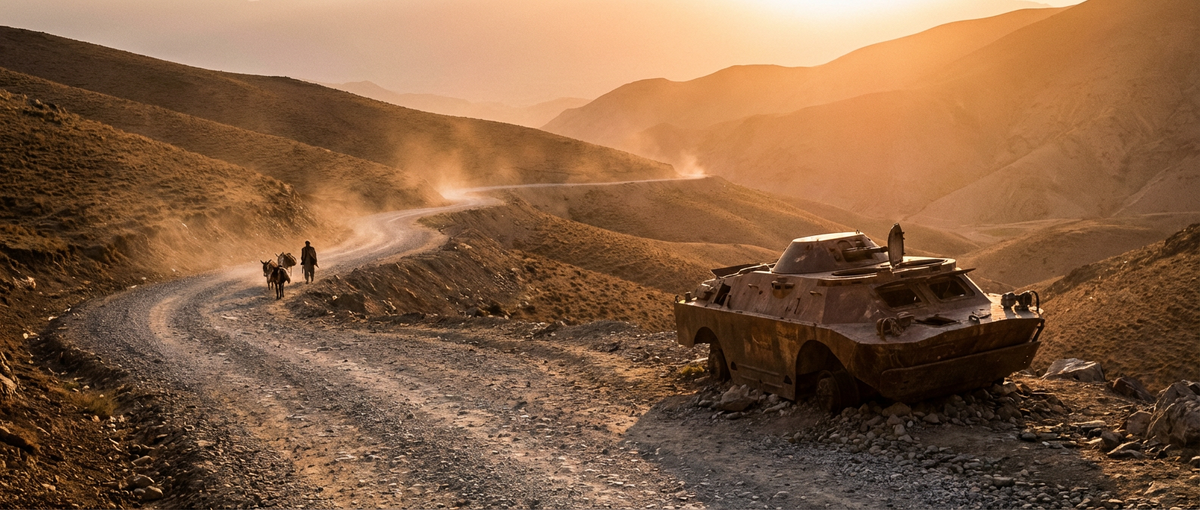 Дорога в Бамиан: среди красоты Гиндукуша всё еще видны шрамы многолетней войны.