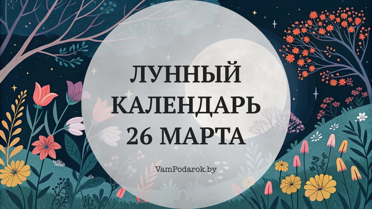 Лунный календарь на 26 марта 2026 года: Девятый лунный день проверяет, чему вы научились