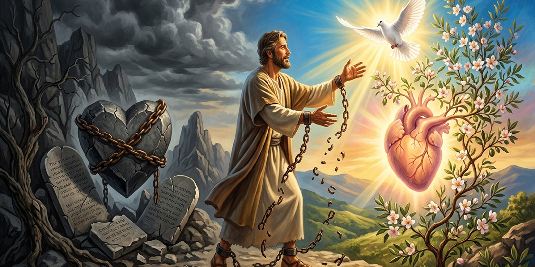 Почему через обновление духа человека можно освободиться из-под закона?