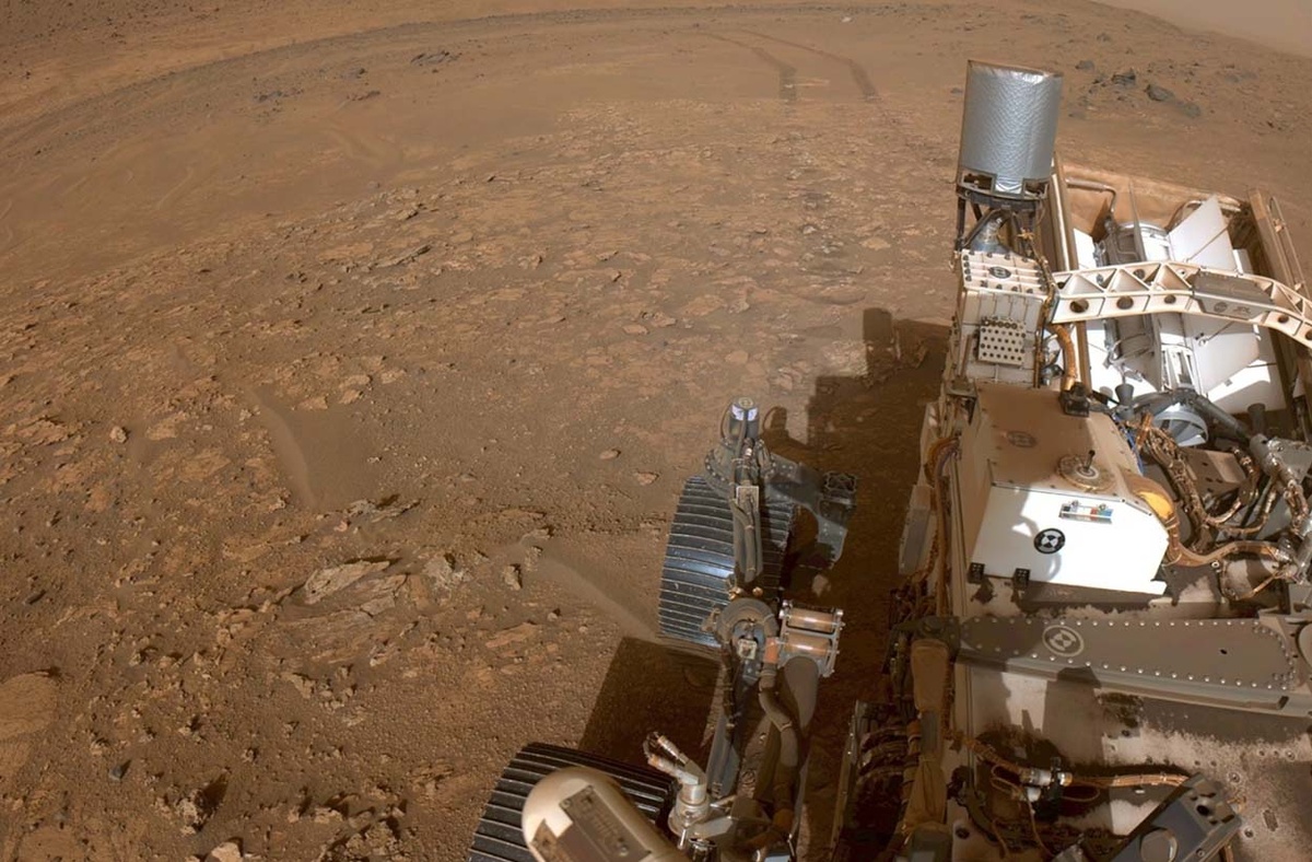 Марсоход Perseverance в кратере Езеро / © NASA/JPL-Caltech/MSSS