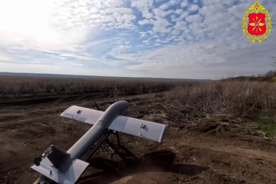    Дрон "Молния" идет на запуск. Фото: Минобороны РФ