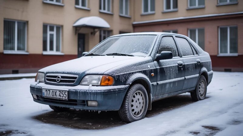     Машина. Мороз. Нейросеть