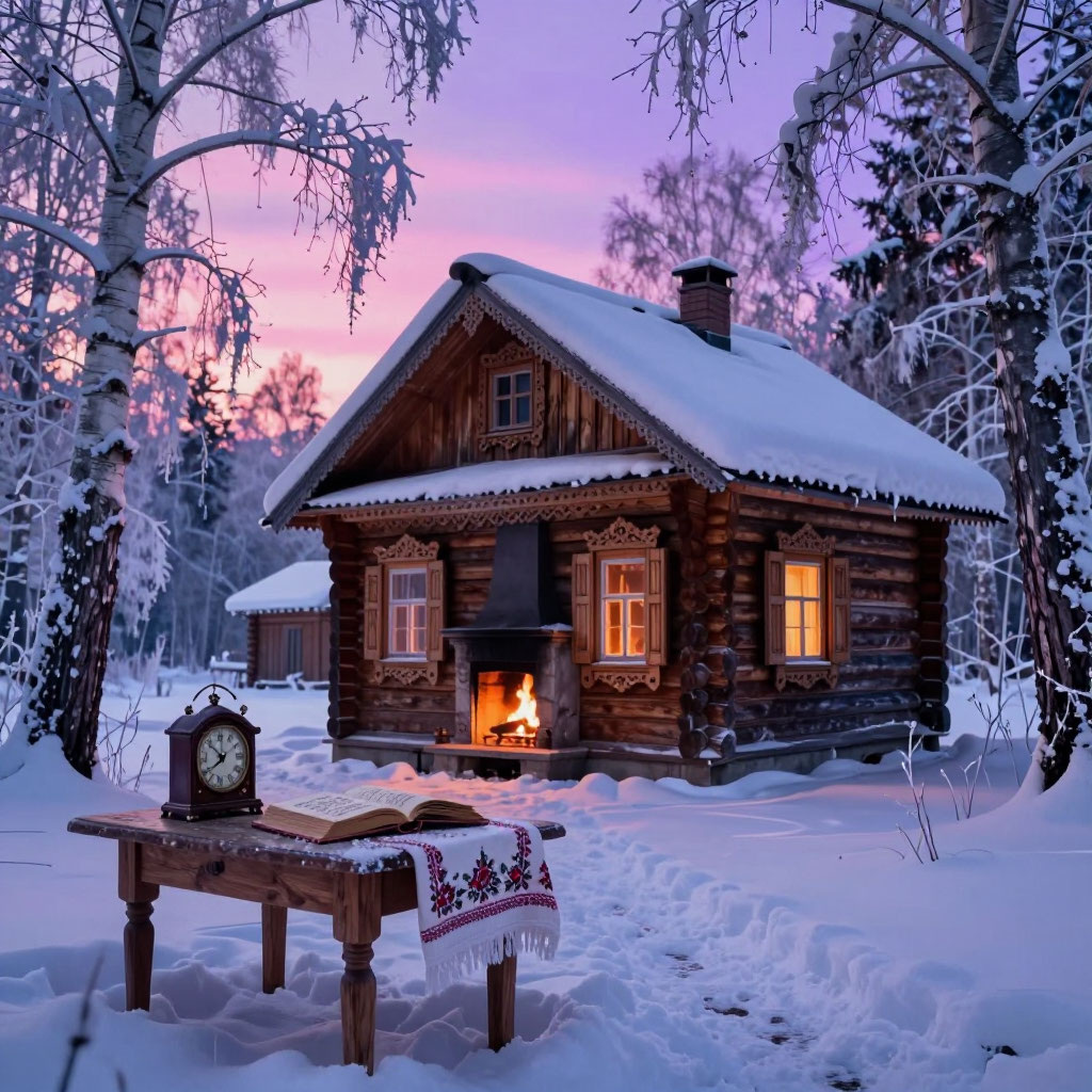 Сказка греет душу не хуже, чем атмосфера этой картинки.