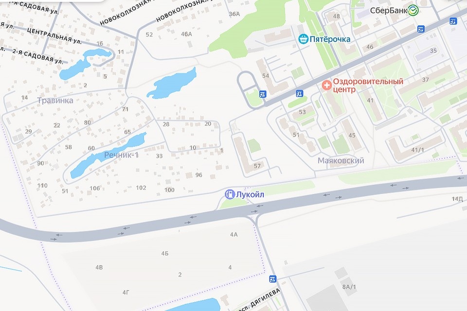    Фрагмент сервиса «Яндекс Карты»