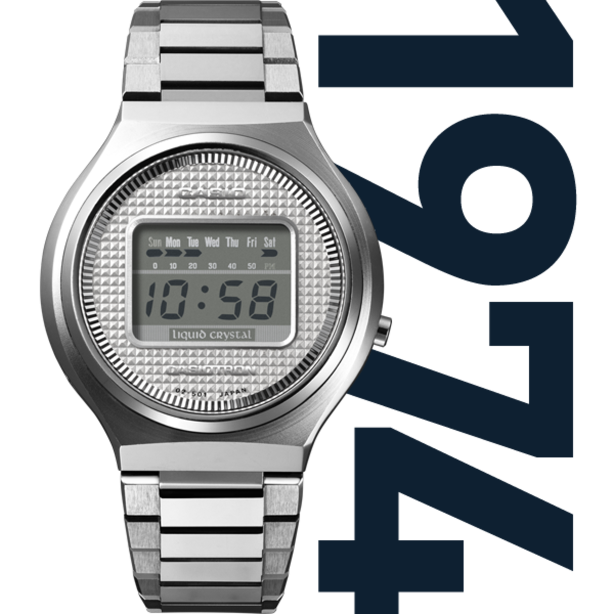 Casio Casiotron (1974) — первые часы с автоматическим календарем