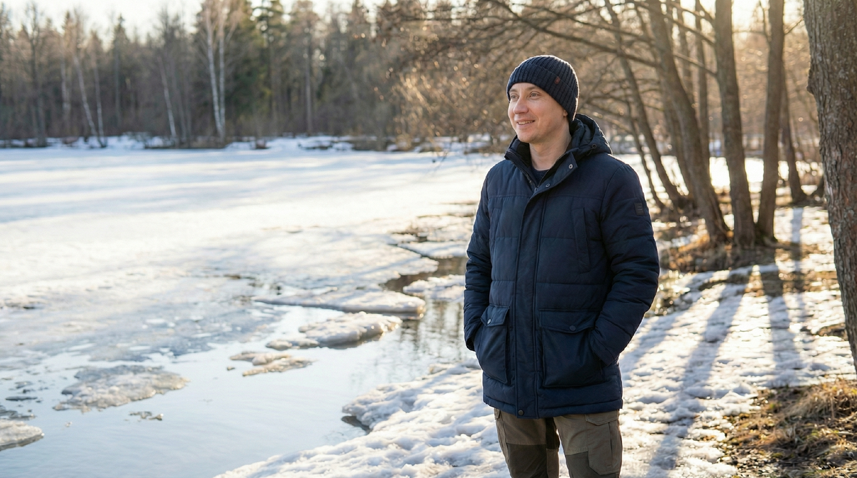 Это я радуюсь приходу весны