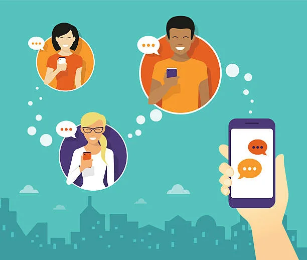 Общение как в обычной группе, но каждый скрывает свою личку и персональные данные