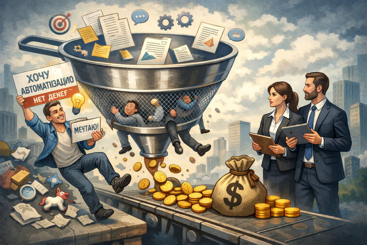 Хочу автоматизацию, но денег нет: это не лид, а красивая беседа