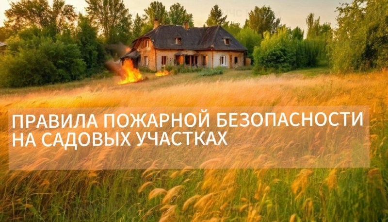 Правила пожарной безопасности на садовых участках