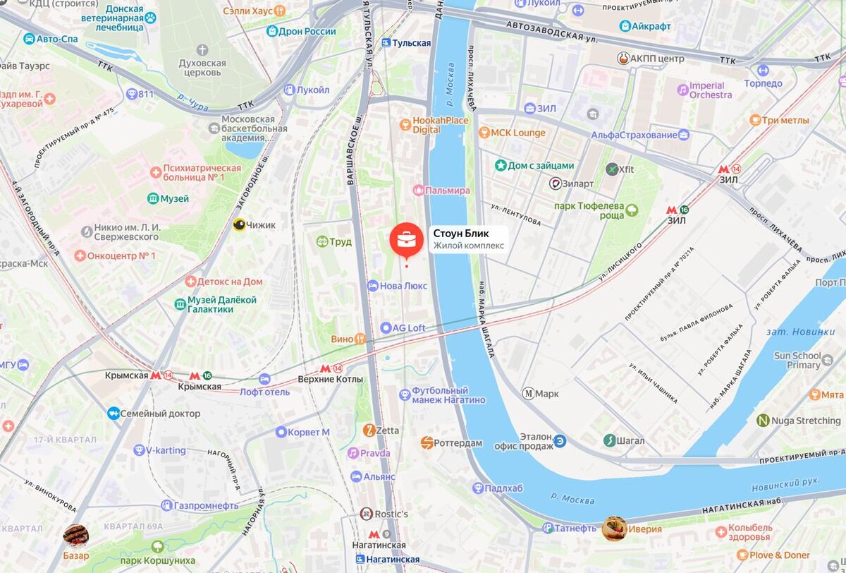 Расположение ЖК «Стоун Блик»