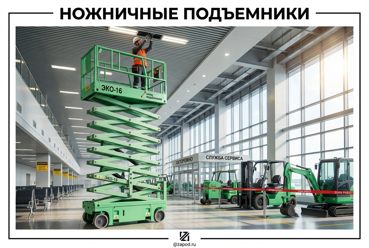    Ножничный подъемник для аэропортов admin