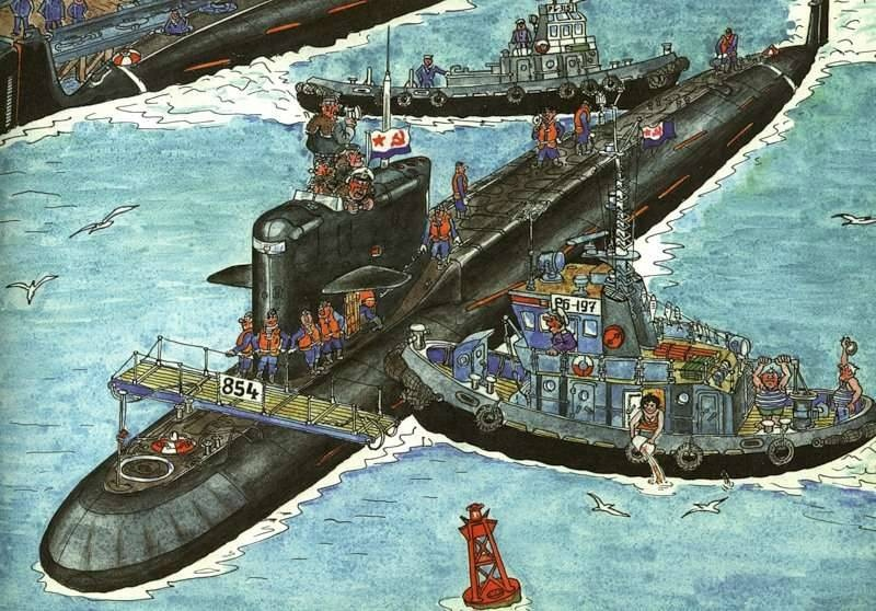 Каравашкин О.В.,  юмор подводников.  Рисунок из Яндекса. Спасибо автору.  