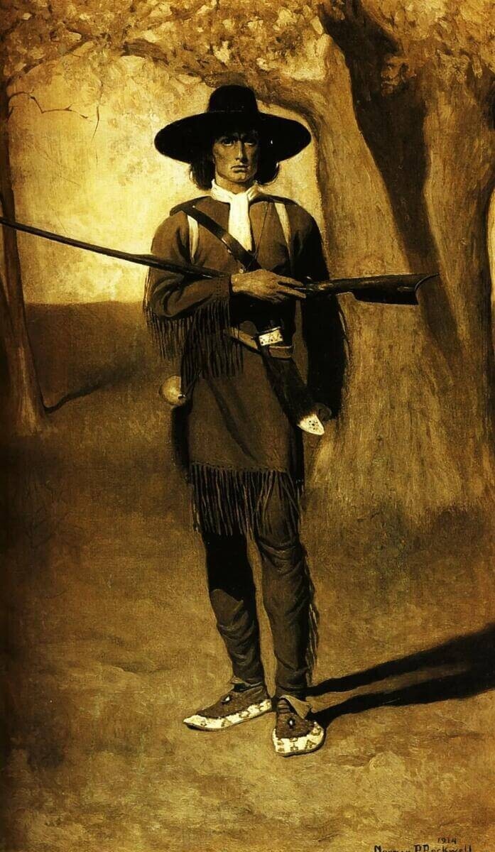 Дэниел Бун, первыи разведчик - Норман Роквелл.