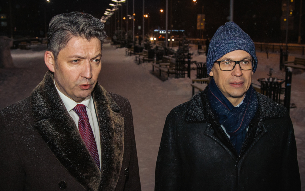  Олег Бекмеметьев и Александр Бречалов. 2017 год. Фото: Сергей Грачев