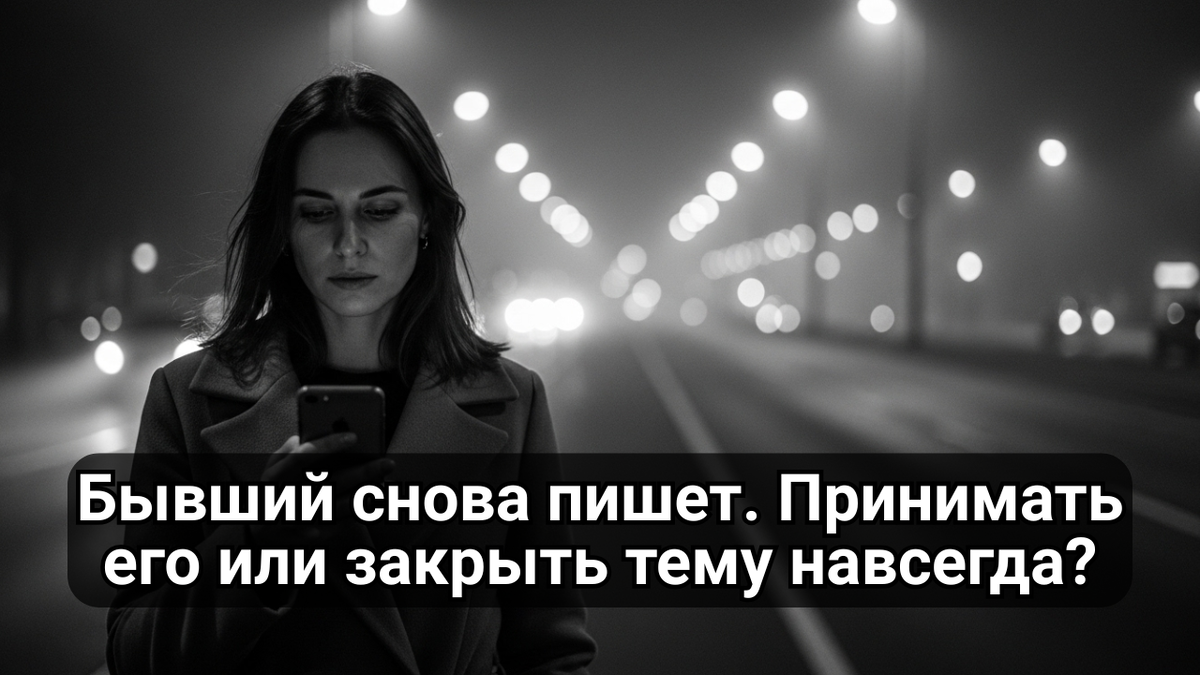 бывший пишет, выбор, одиночество, возвращение, эмоции, решение, женщина, телефон, чёрно-белое фото