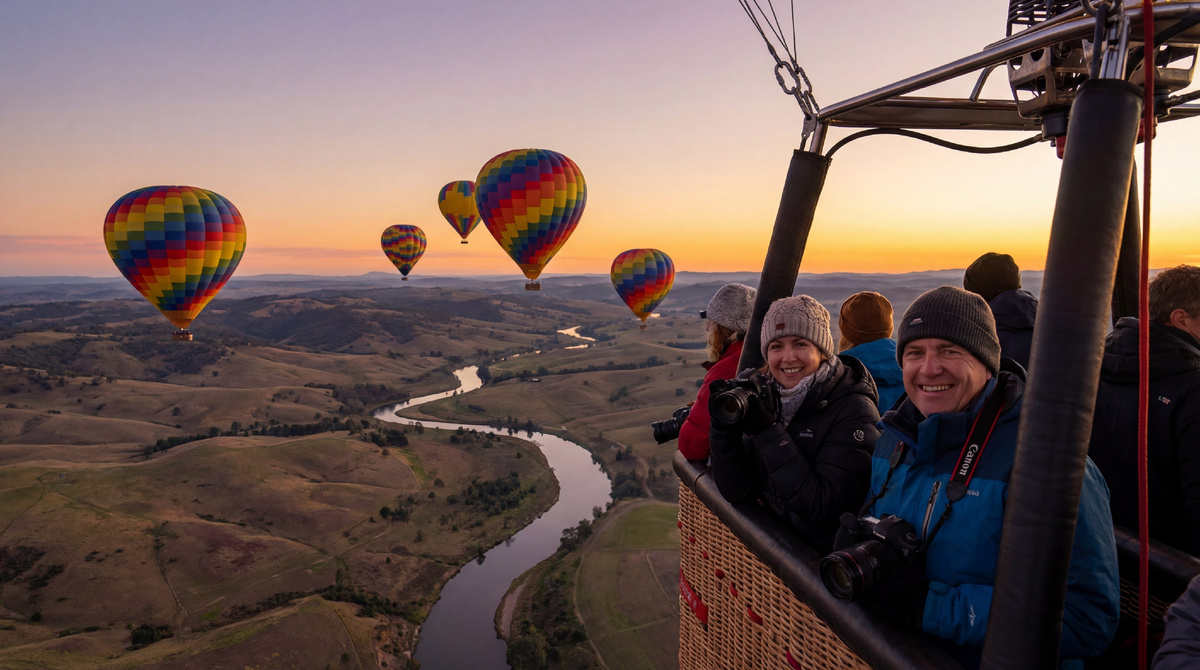 Полет на воздушном шаре над Каппадокией