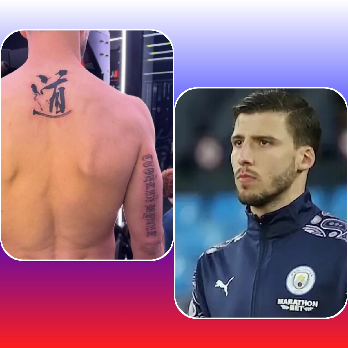 "Стойкий мужик" Рубен Диаш очень доволен своими татуировками