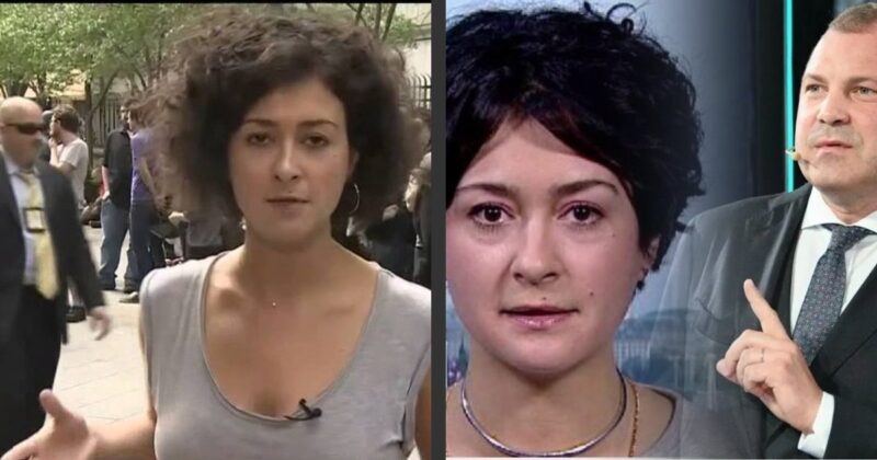    Анастасия Чуркина в начале карьеры: яркая и перспективная журналистка.