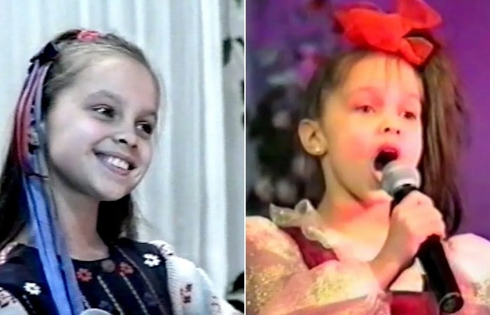    Маленькая Женя Отрадная: уже тогда было ясно, что ее ждет сцена.