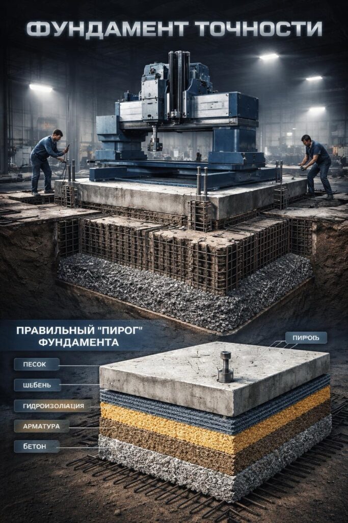 #фундамент #геометрия #станок #искажения #производство #точность #проблемы