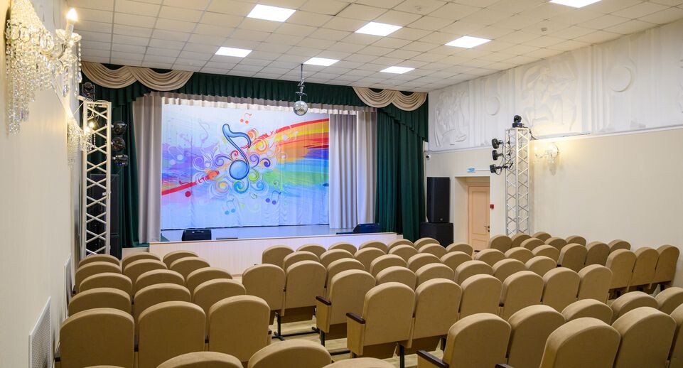    Концертный зал в Буньковском сельском культурно-спортивном комплексе п. Новостройка Богородского округа / Медиасток.рф