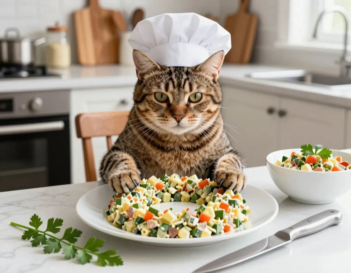 Салат «Пасхальный венок»