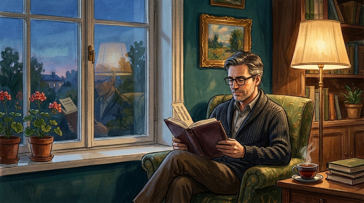 Правильное чтение стихов — как прогулка по залу: не спешить, давать глазу время.