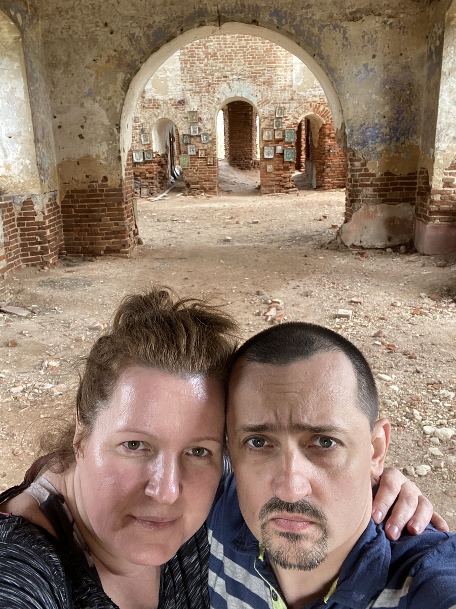 Старый храм. Нужно восстанавливать, как и своё сознание настраивать на вечность и свет. 