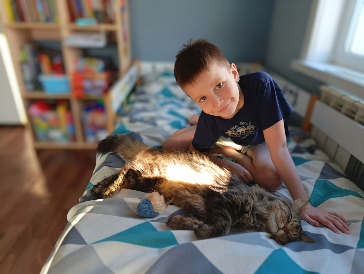 Вадюха и кот Мася