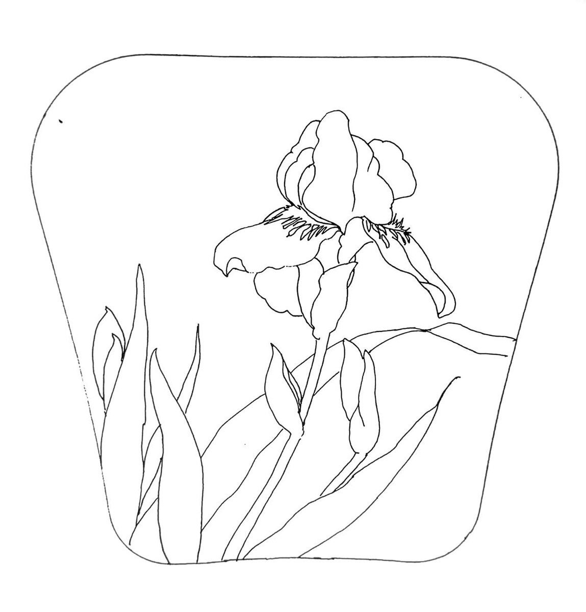 Контур, Распечатать на А4 формат.