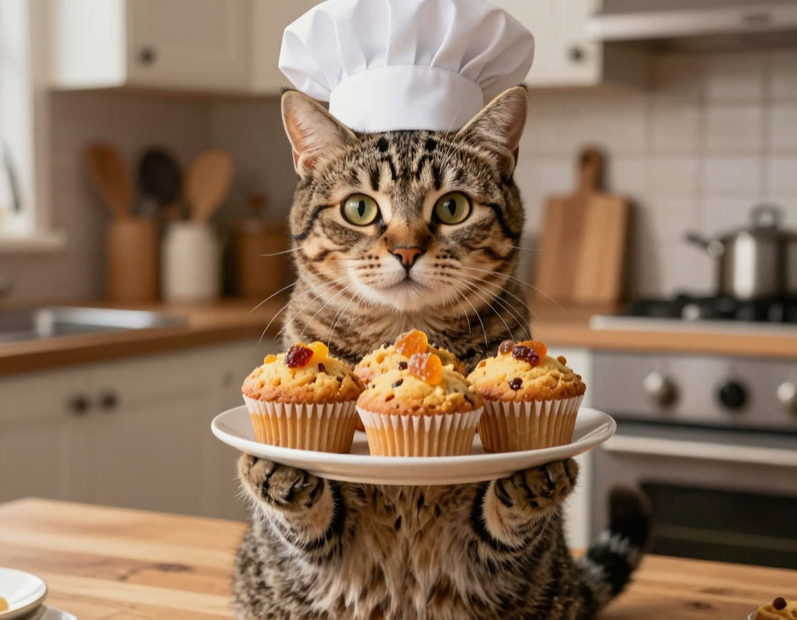 Кексы с цукатами