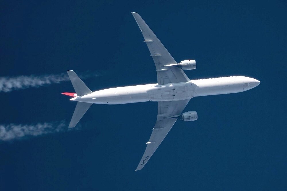    Boeing 777-300. Фото: Telegram./ Глеб Саранцев