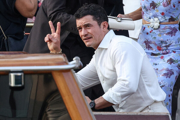 Актер Орландо Блум на свадьбе Джеффа Безоса и Лорен Санчес в Венеции, 26 июня 2025 года / Guglielmo Mangiapane/Reuters   📷