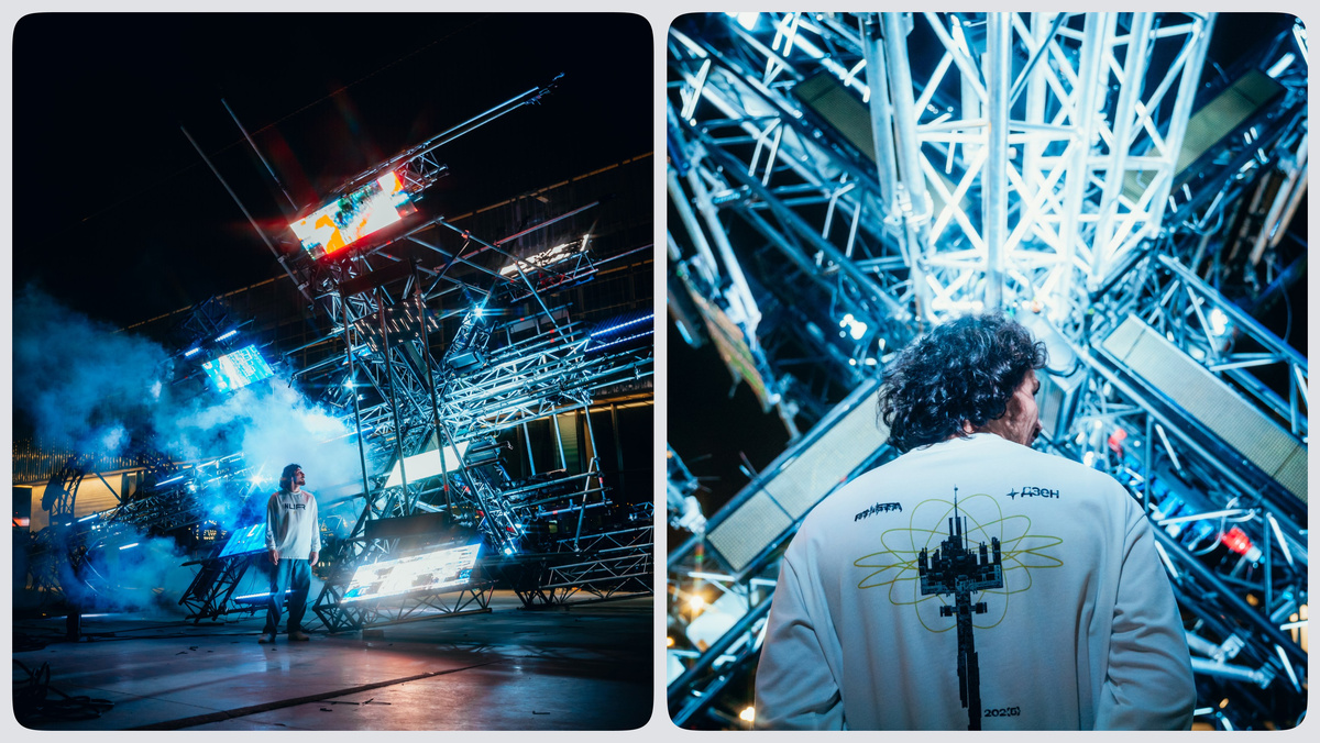 В мае 2025 года в Казани проходил фестиваль НУР. Четыре дня улицы и здания оживут благодаря проекциям, генеративному дизайну и интерактивным инсталляциям. Одной из самых впечатляющих построек представил Дзен вместе с PANTERRA. Инсталляция отражает новостной поток, который ежедневно проходит через платформу Дзен. Объект предлагал зрителю не наблюдать, а оказаться внутри информационного потока данных.