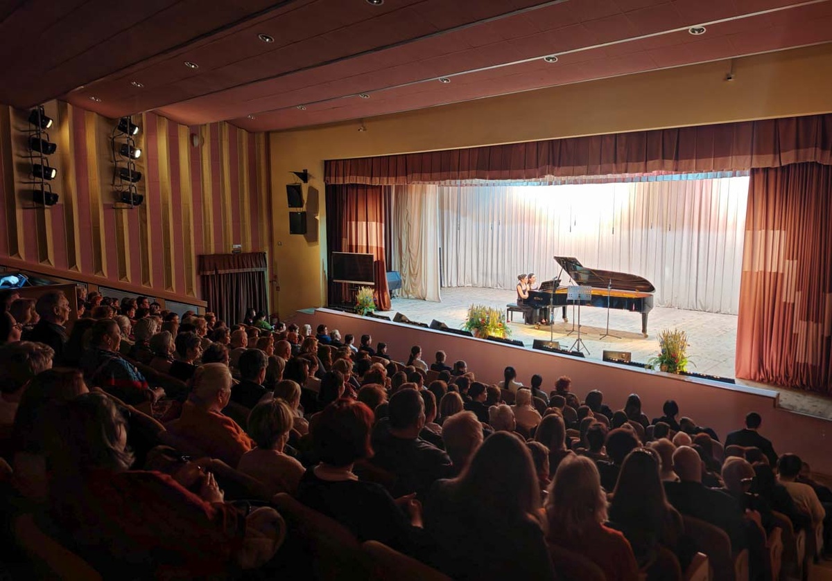 Выступление в зале Гродненского государственного музыкального колледжа. Фото предоставлено Московской консерваторией им. П.И. Чайковского.