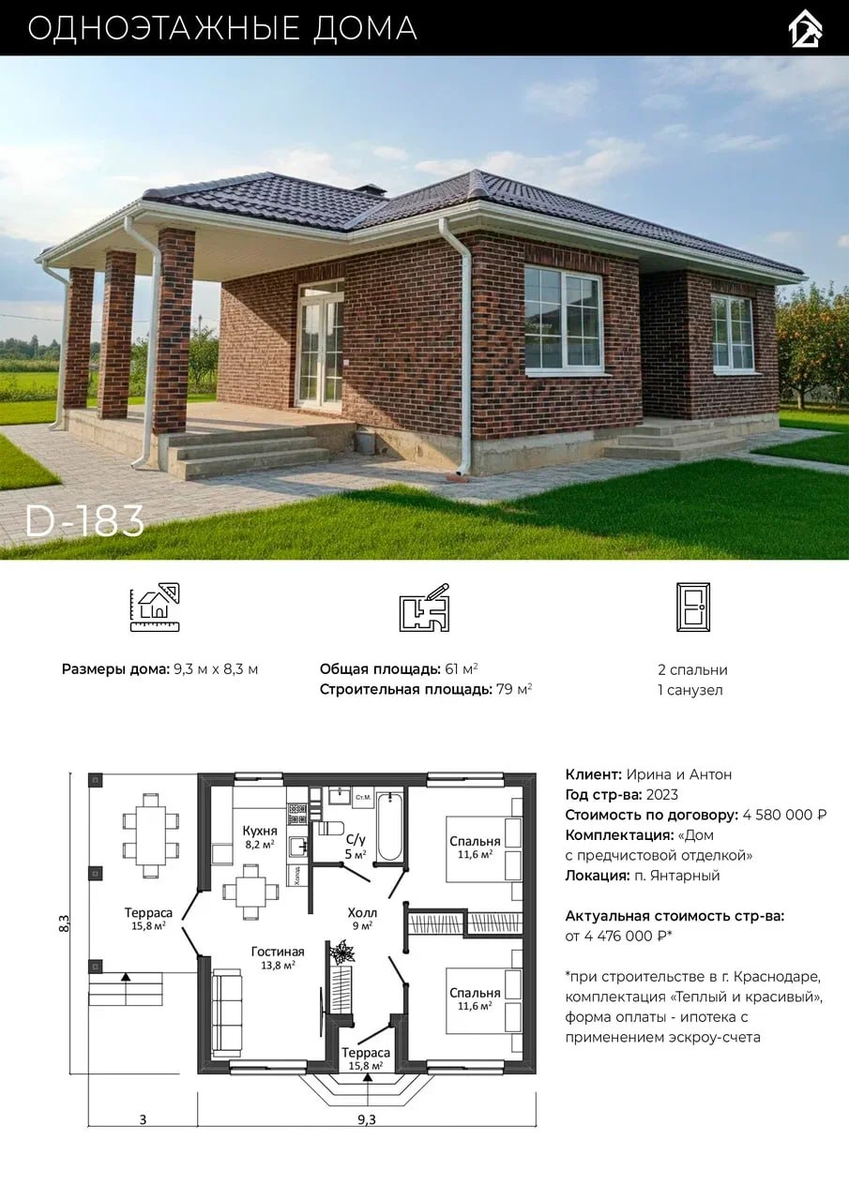 Карточка объекта Д-183