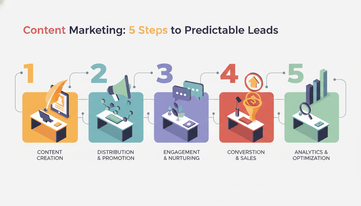    Контент маркетинг: 5 шагов, чтобы превратить контент в предсказуемые лиды dresh77