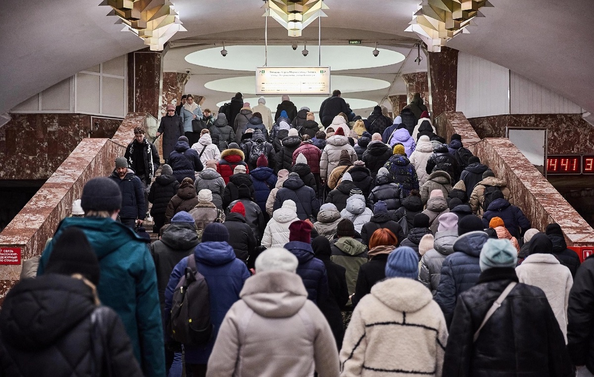 Реальный пассажиропоток метро Новосибирска. Фото ресурса НГС, автор Константин Ощепков