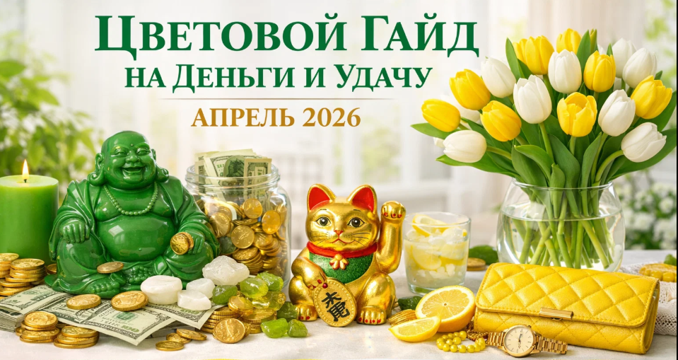 ЦВЕТОВОЙ ГАЙД НА ДЕНЬГИ И УДАЧУ💸