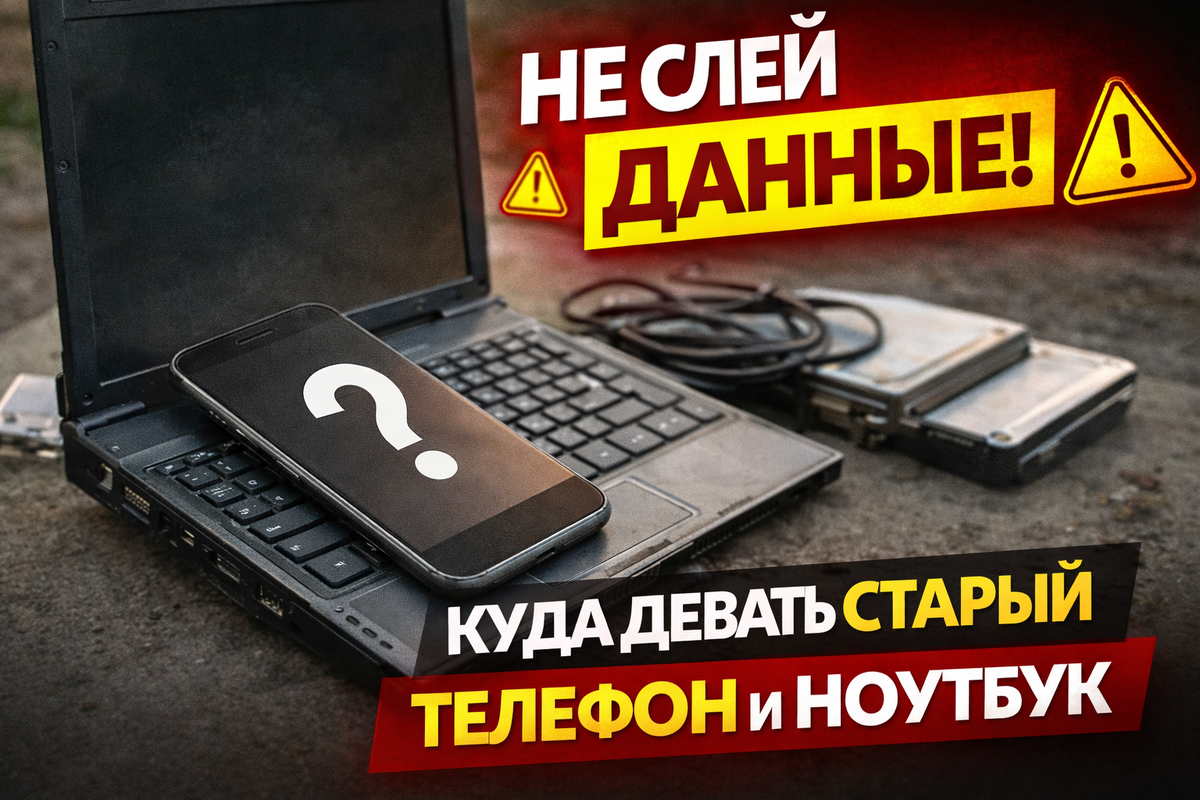 Как утилизировать старый телефон или ноутбук
