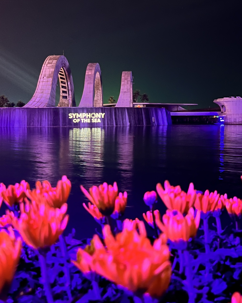 Шоу “Симфония моря” на Фукуоке / фото автора: @tatico_travel