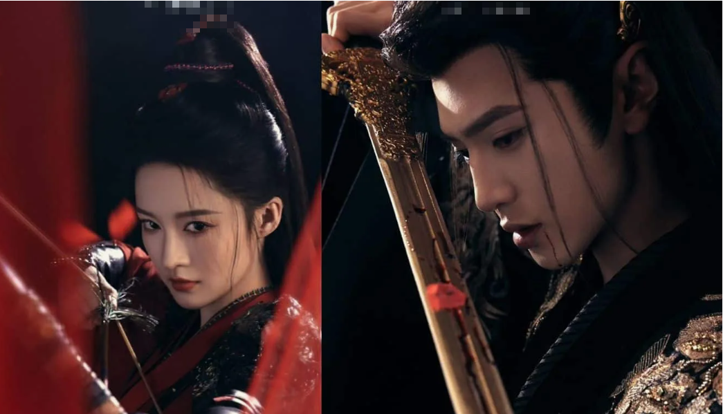 Китайская актриса Ли Цинь и актер Чэнь Чжэюань.