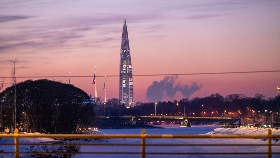    Вид на Лахта центр. Автор фото: Фролов Мартьян