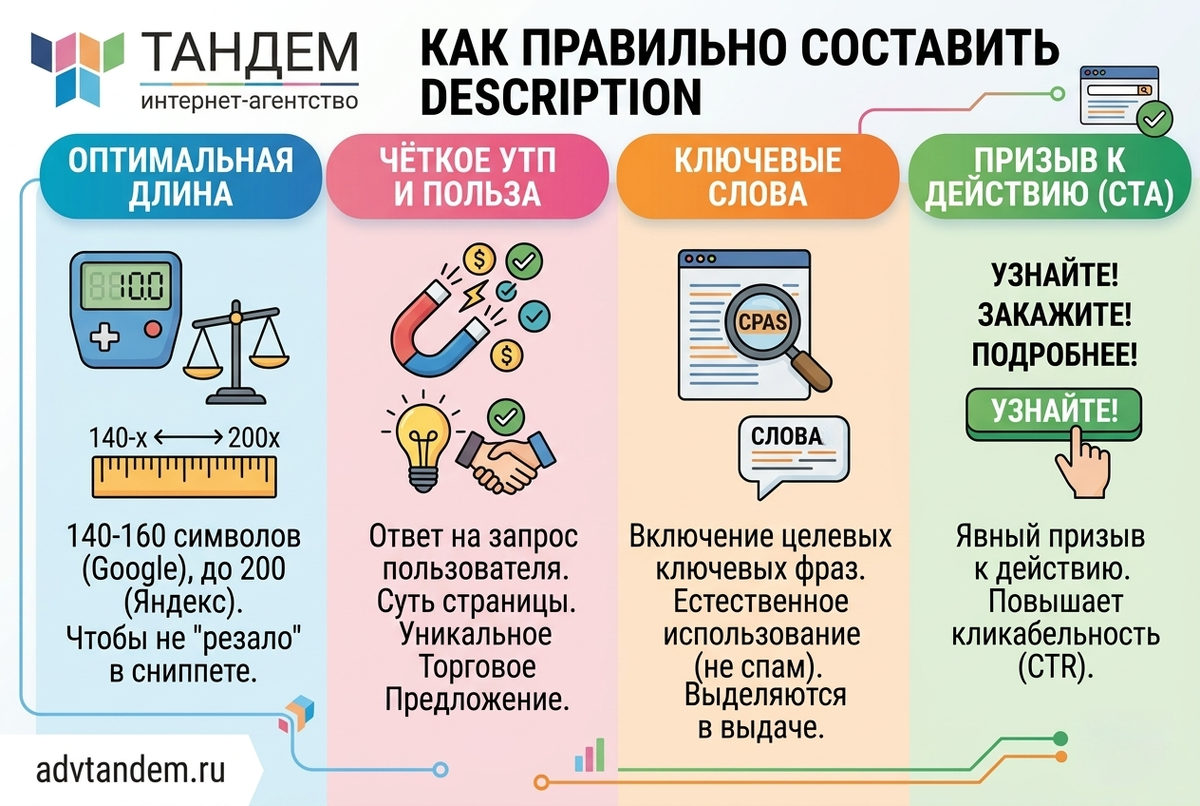 Общие правила для описаний
